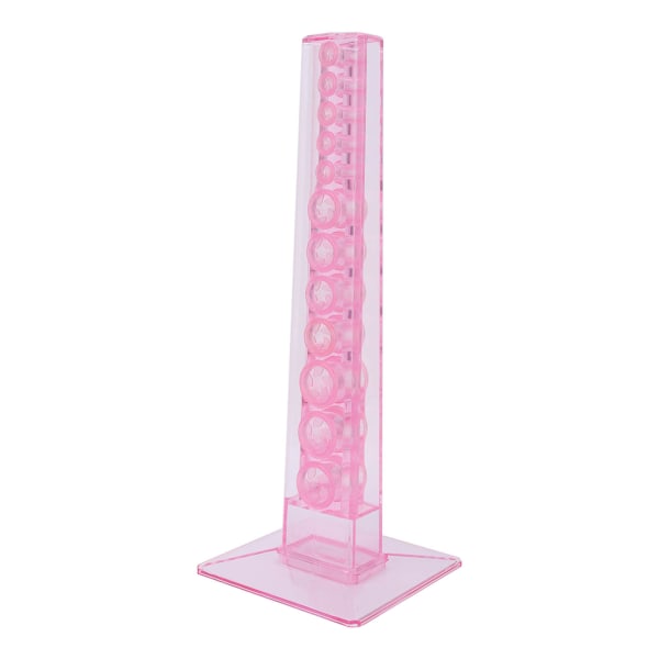 Akryl Pen Display Stand Fleksibel Hold Tidy Multifunktionel Øjenbryn Pen Stand til Home Office Pink
