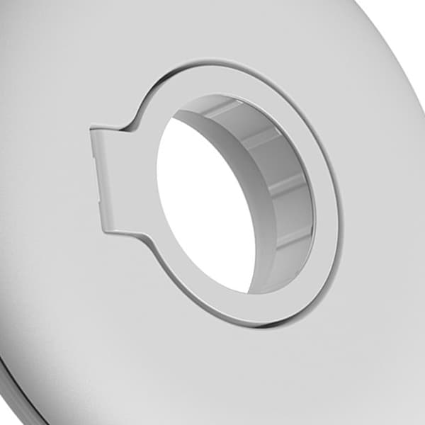 2-i-1 ur-ladestation bærbar kabelopbevaring multifunktionel kabelopruller til IWatch hvid