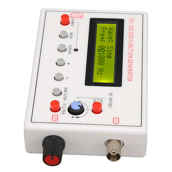 DDS funktionssignalgenerator sinustriangel fyrkantig sågtandsvågform DDS funktionssignalgenerator 1HZ till 500KHZ