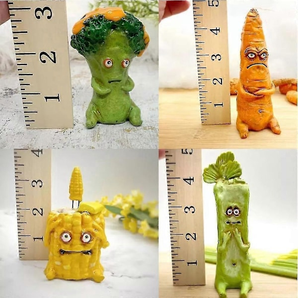 Sint Gulrotfigur, Håndlaget Sint Resin Gulrotfigur, Interessant Humor ZD.16 gulrot