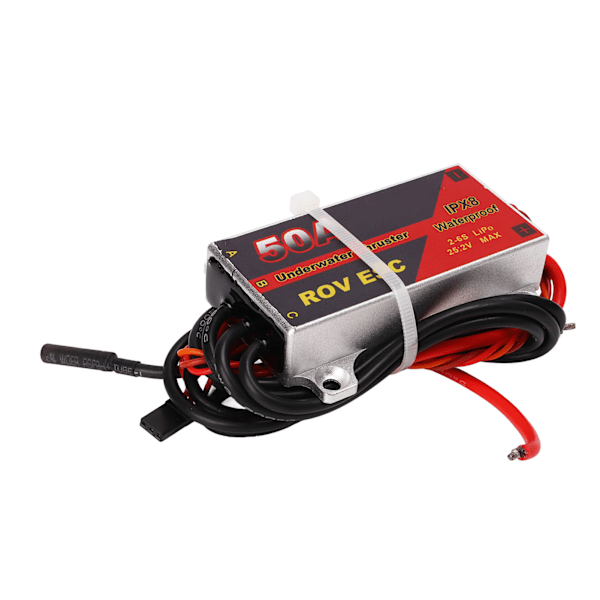 Borstlös ESC 50A IPX8 Vattentät Förseglad PWM Signal Undervattens Thruster ESC för Inner Rotation Motor