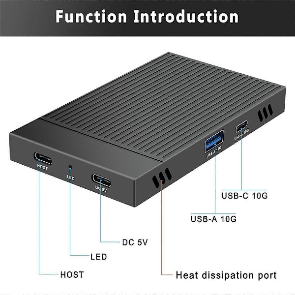 HDD Kabinet Dobbelt Bay HDD Kabinet Dockingstation HDD Tilbehør
