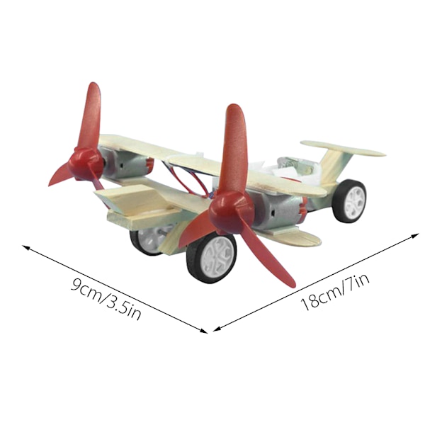 DIY Kids Assembling Electric Toy Handwork Taxiing Airplane Model Wear Resisting Funny Blocks Toy