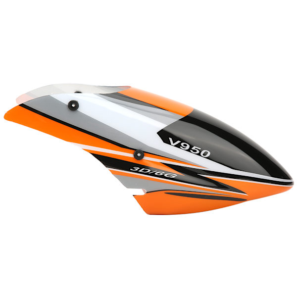 Head Shell RC Upgrade Part Replacement Accessory Passform för WLtoys V950 RC Aircraft