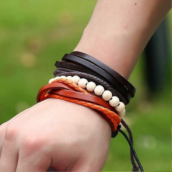 Boho-stil vevde armbånd Elegante, vakre, stilige smykketilbehør for menn og kvinner