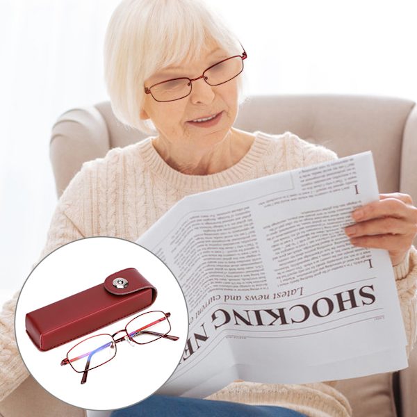 Kirkkaat lukulasit Anti Blue Light lasit Presbyopia lasit Tietokonelasit (+250)