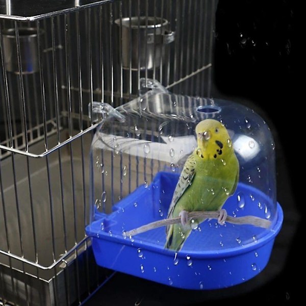 Universal Fågelbadsburfäste för Undulater, Kärleksfåglar, Parrotlets, Finkar, Kanariefåglar och Småfåglar