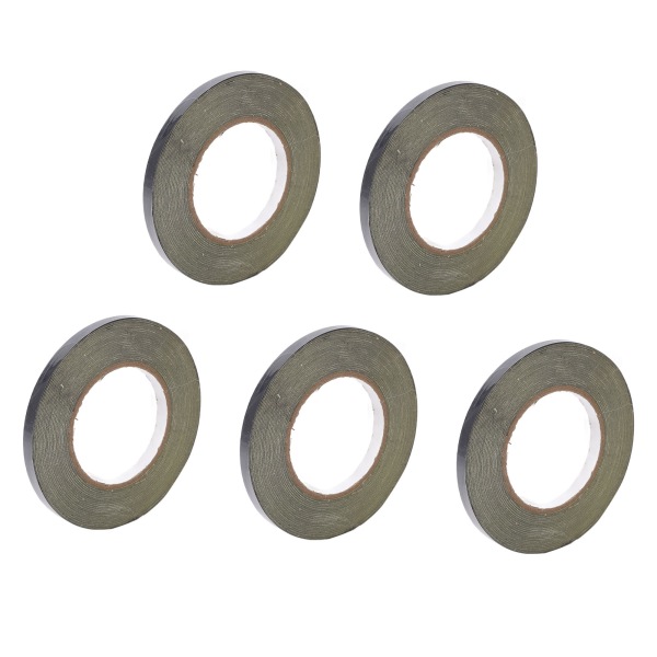 5 st acetatduktejper 0,22 mm tjocklek 10 mm bredd 30 m längd kabelstamisoleringstape för elektriska apparater normal typ