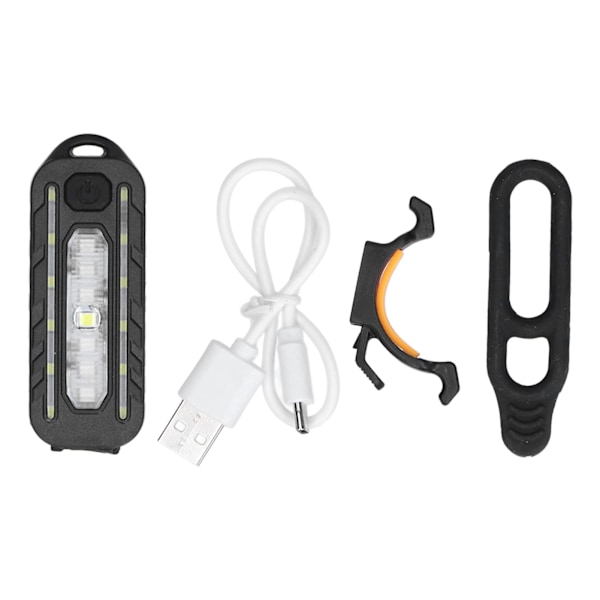 Polkupyörän takavalo IPX3-luokan vedenpitävä USB-ladattava LED-takavalo maastopyörään