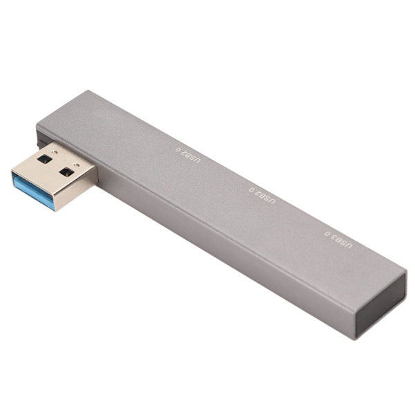 USB3.0 Hub Mini 3 in 1 1xUSB3.0 2xUSB2.0 5Gbps Bärbar höghastighets USB multifunktionshubb av aluminiumlegering