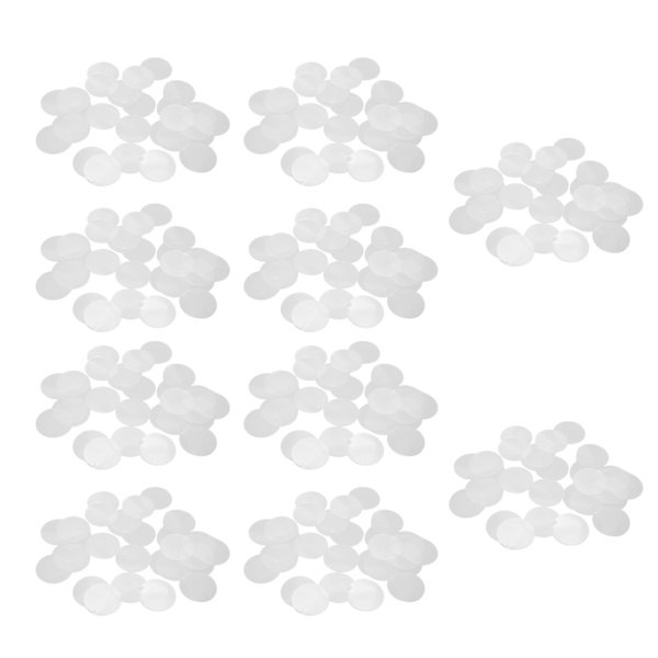 200 st Transparent Badge Film Skyddande Klar PVC Multi Purpose Badge Knappfilm för Craft DIY Skydd 32MM