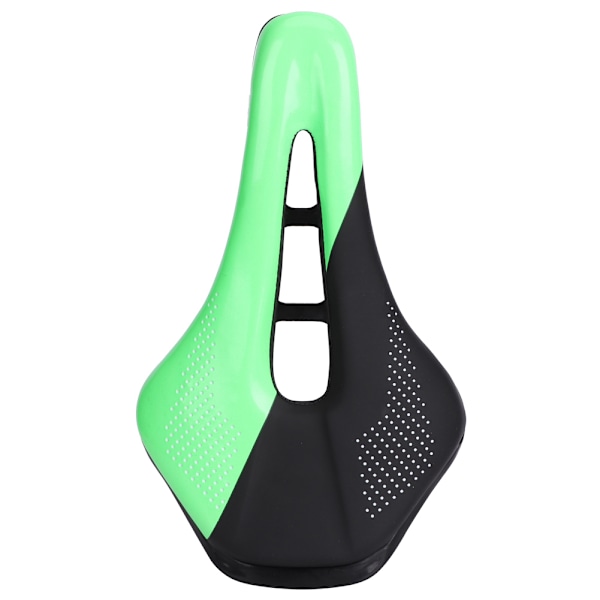 Bike Saddle Hollow Breathable Seat Comfortable Cycling Equipment for Mountain Road Bicycle Black GreenBike Saddle