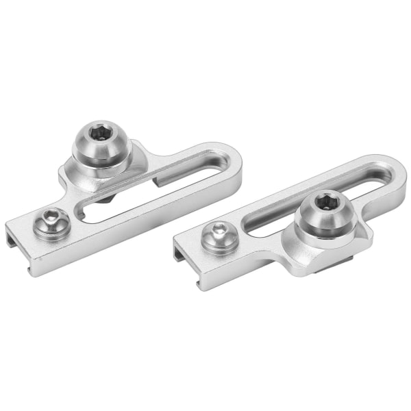 2 stk cykel C klemme bremseklods aluminiumslegering forlængelse C Caliper Adapter Bremser til landevejscykler Sølv