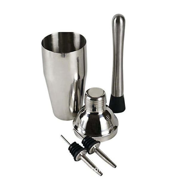 350 ml Ammattimainen Baarisetti: 6-osainen Cocktail-Shaker-setti