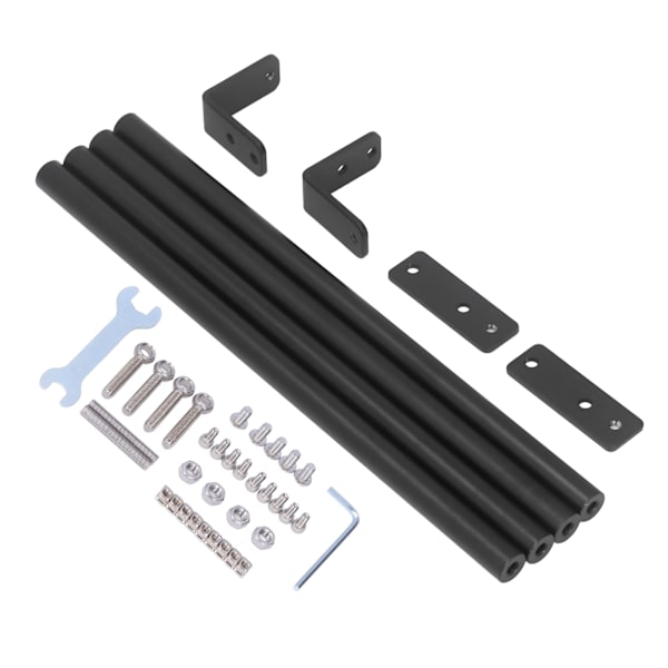 Set i aluminiumlegering S4 metalldragstång med 3D-skrivare tillbehör