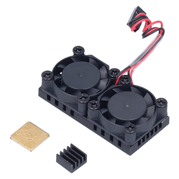 Køleventilatorer til Raspberry Pi køleplade køleradiator ABS lav støj til 3B 3B+ 4 4B