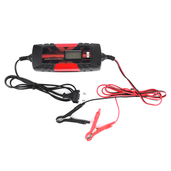 Smart Batterilader Elektronisk Vedligeholdelse Auto Motorcykel 6‑12V IP65 Vandtæt EU Stik 110‑240V