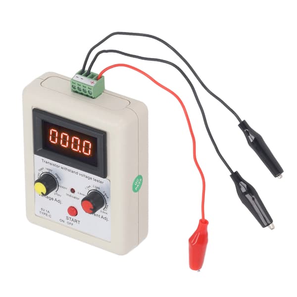 Spenningstester Digital Spenningskapasitetsdetektor for Diode MOS Triode Transistor 120V‑2700V Rødt Display