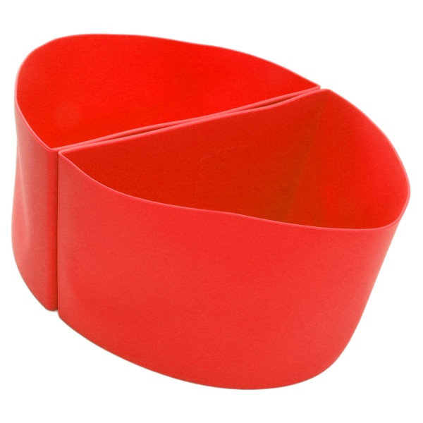 6 Quart gjenbrukbar silikon saktekoker liner 6 QT saktekoker skillevegg liner passer 6 Qt gryte rød