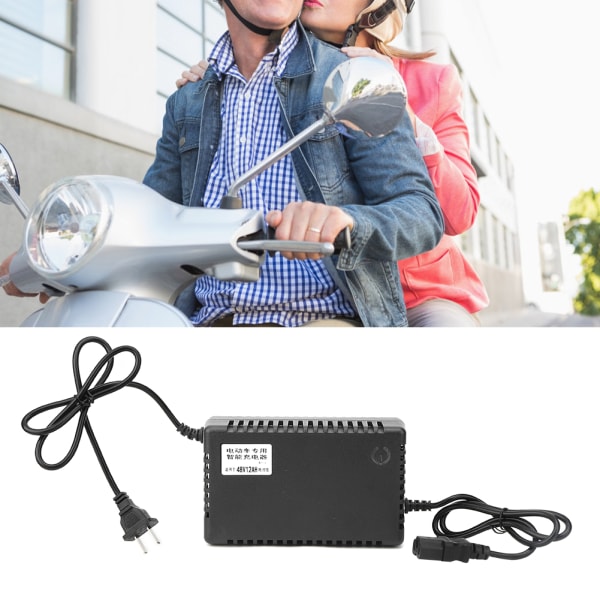 48V 12AH Kvalitet Intelligent Elsykkel E-sykkellader Ladeenhet CN 220V