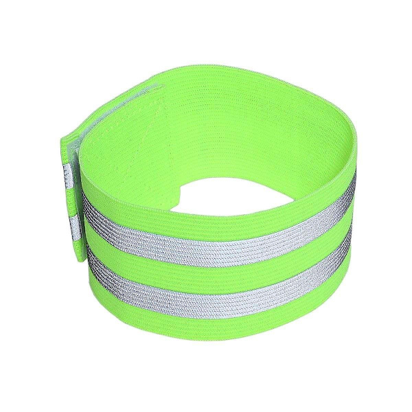 8 Reflekterende Bånd Høj Synlighed Sikkerheds Armbånd Elastisk til Løb Cykling Jogging