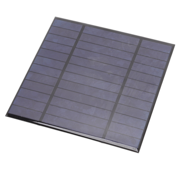 Solpanel Laddare 6V 4.5W Polysilicon Epoxi Yta Mini Solpanel Solceller för Sol Gräsmatta Lampa Sol Vägglampa