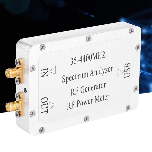 35-4400 MHz spektrianalysaattori alumiiniseoksesta kuori pyyhkäisysignaalin lähteen power