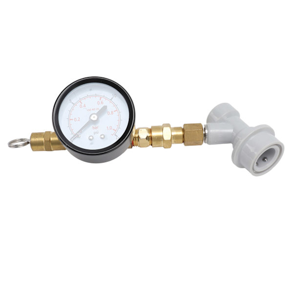Øl Bryg Justerbar Trykaflastningsventil Cola Keg Trykmåler Øl Keg Regulator 0‑15PSI