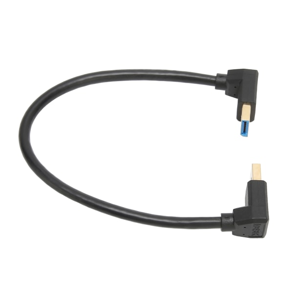 Displayport 1,4-kabel 8K/60Hz 90 grader vinklet hann til hann 32,4 Gbps Høyhastighets Sikker Stabil rettvinklet Displayport