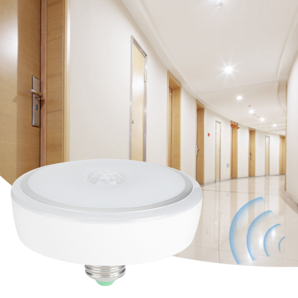15W Human Body Infrared Sensor Light E27 Lampe med Lysinduksjon Taklampe AC85-265V