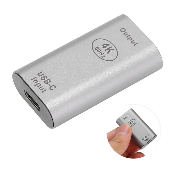 Typ-C hona till HD Multimedia Interface hona-adapter 4K vid 60Hz-adaptrar för Windows/Android/OS X