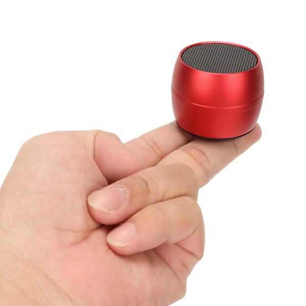 Mini Bluetooth-högtalare IP67 Vattentät USB-laddning Inbyggd mikrofon Bärbar trådlös högtalare för duschrum Bil Röd