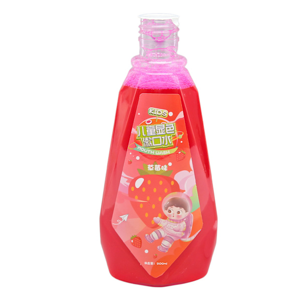 200 ml plakkia paljastava suuvesiturvallinen hedelmäinen plakki paljastava neste baby aikuisille mansikkamaku