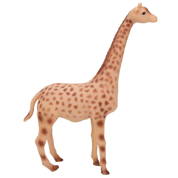 Simulerad Giraff Modell Barn Söta Djur Figur Leksak Hem Dekoration Födelsedagspresent Mjuk Plast Giraff