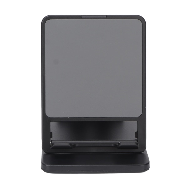 Mobiltelefonstativholder for skrivebord Sammenleggbare doble stenger for Iphone Nettbrett Smartphone for Live Streaming Opptak Svart