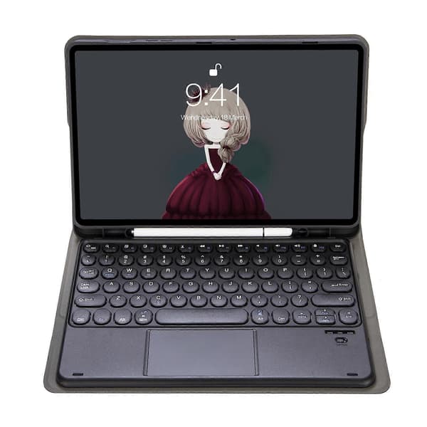 Keyboard + Case For Samsung Galaxy Tab S6 Lite 10.4 inch SM-P610 / SM-P615 Blue
