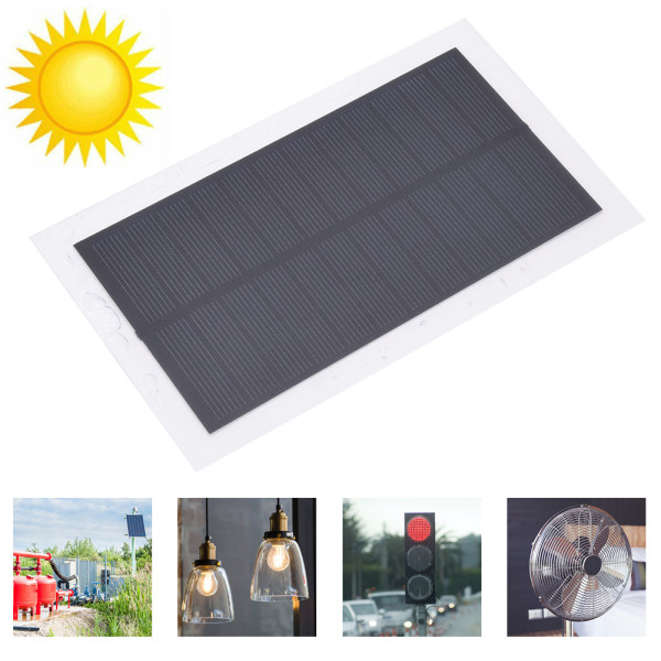 1,75 W polykrystallinsk solpanel-opladningsbræt til små strømapparater Rygsæk