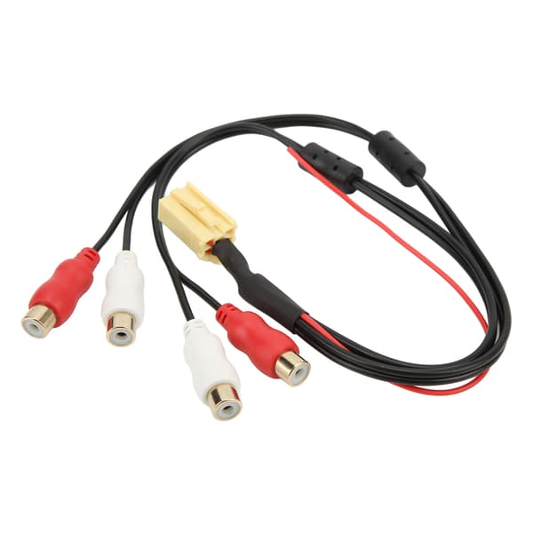4RCA Kabel MINI ISO 6Pin Audio Line Bluetooth Erstatning til Peugeot til Grundig