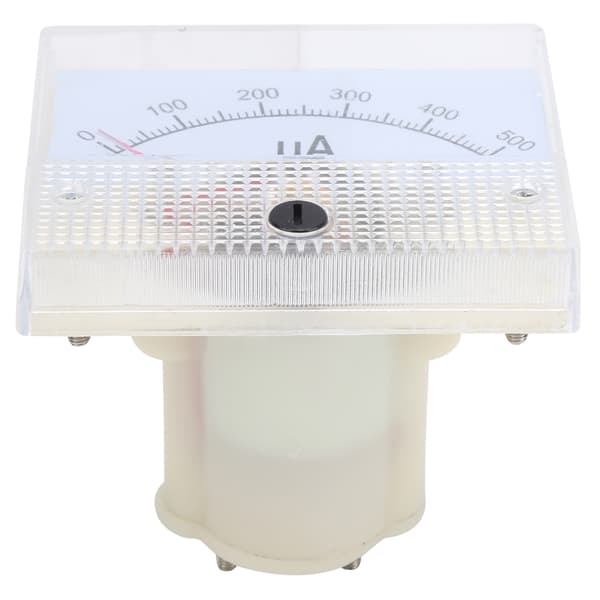 85C1 DC 0~500UA ABS Pekar Amperemeter Ampere Mätare Panel Hög Noggrannhet Strömmätare