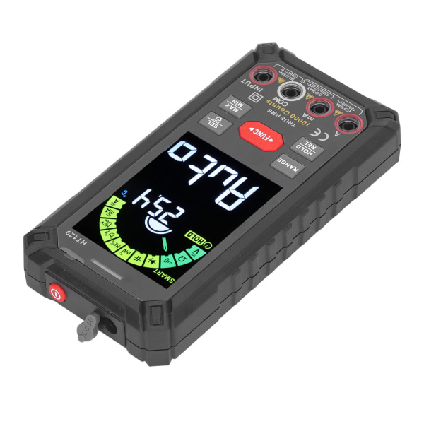 Digitalt multimeter Smart Høy nøyaktighet Stor skjerm Ohm Volt Amp Multi Tester