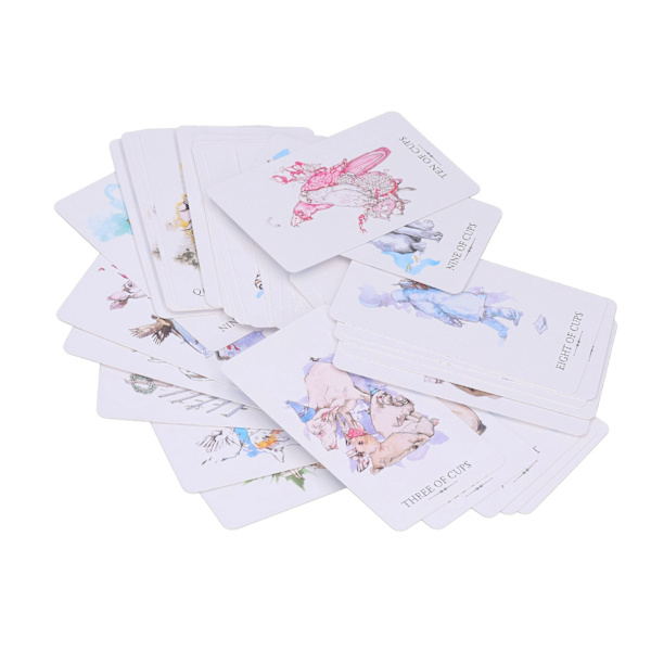 78 Decks The Linestrider Tarot Vackra Mönster Belagd Pappersprognoskort Spel