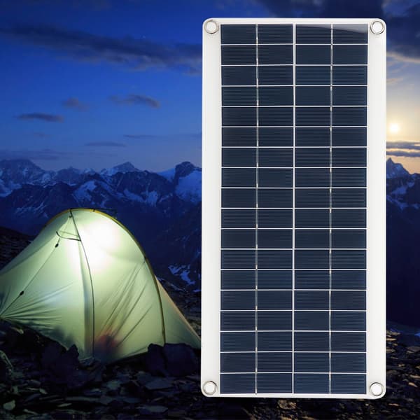 8W 18V Multifunksjonelt solcellepanel Polysilisium solcellepanel for utendørs camping