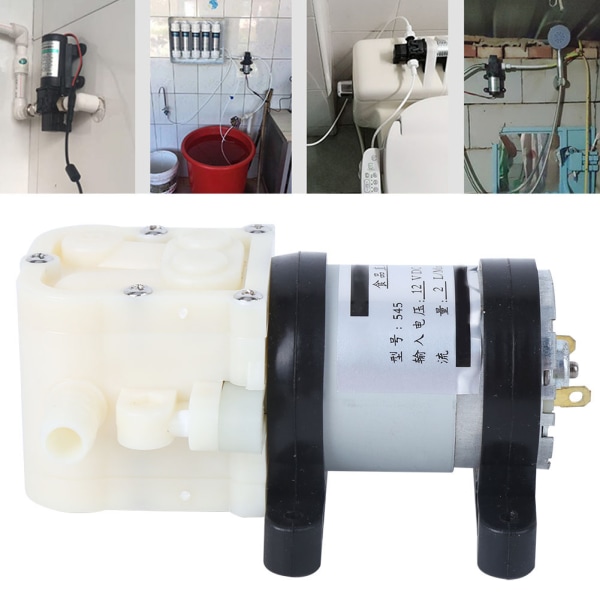 DC12V 545 membranpumpe med selvansugende funktion 5 ~ 10m løft