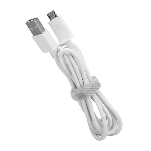 2 stk. 1M telefonopladningskabel Micro USB hurtigopladerkabel PVC datakabel til AndroidWhite