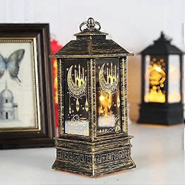 Vintage Lysekroner, LED Flammeløse Lys, Have Lyslygter