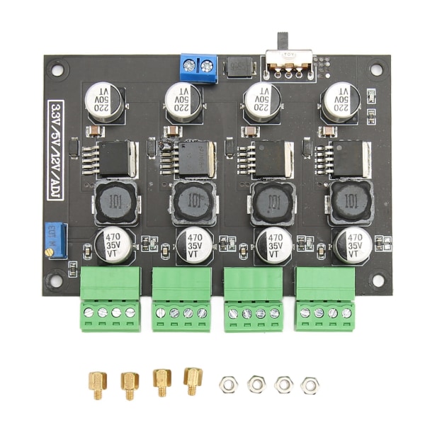 LM 2596 Multi Channel Switching Power Supply Module 3,3V 5V 12V ADJ Justerbar Voltage Output Power Supply Module