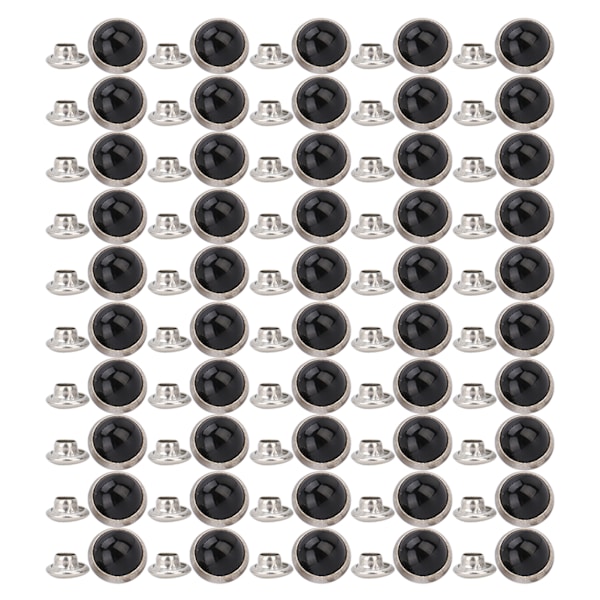 50 kpl 8 mm turkoosi niitti nastat pyöreät piikit rannekoru laukku koristeet DIY käsityö tarvike 18#
