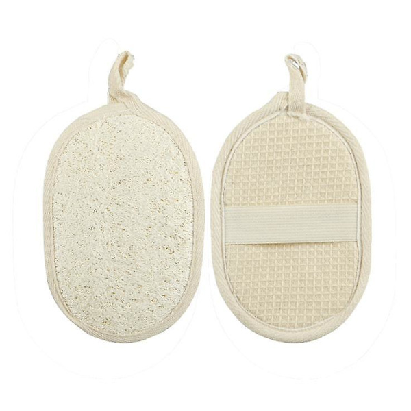 Peeling Loofah Pad - Djuprengör Din Kropp, Ansikte & Rygg, Tar Bort Oljor - 2-pack