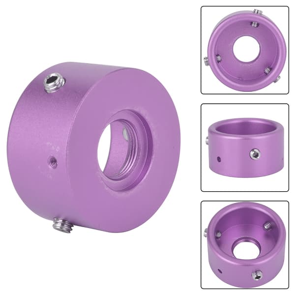 HH-ALM01 Stor aluminiumslegering alarmring bilantenne sugekopp klips kantsensor lilla