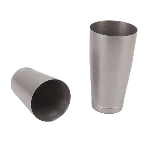 304 rustfritt stål cocktailshaker 2-delt bartenderblander Barvinkoppshaker Antikk finish med bunnkopp